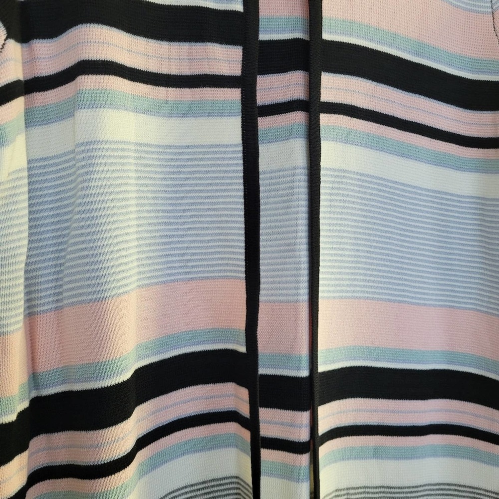 Calvin Klein Colorblock Multi Striped Pattern Cardigan Size S - Picture 6 of 9
